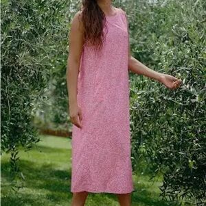 NEW Ripskirt Hawaii Limited Edition Medium Casella Pink Maxi Sun Dress Pockets